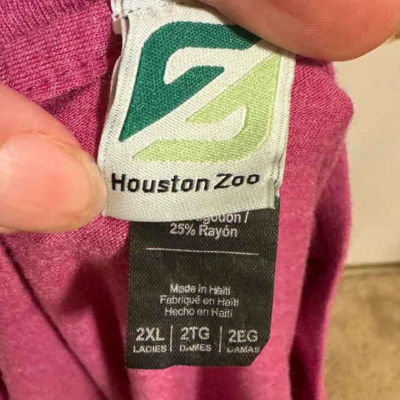 Fun Women’s Pink Short Sleeve T-Shirt Winosaurus Soft Size 2X Party Wine Night - Picture 6 of 7